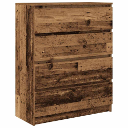 Komoda Stare drewno 80x35x99 cm Drewno klejone
