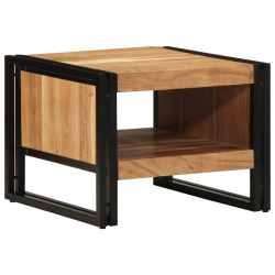 Stolik kawowy 50x50x38 cm Drewno lite Akacja