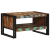 Stolik kawowy wielokolorowy 70x50x38 cm lite drewno odzyskane