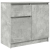 Komoda z szufladą Betonowa szarość 71x35x65 cm Drewno klejone