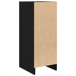 Komoda Czarny Dąb 29,5x34x76 cm Drewno klejone