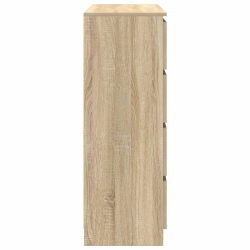 Komoda Sonoma Oak 100x35x99 cm Drewno klejone
