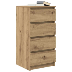 Komoda Artisan Dąb 37,5x35x76 cm Drewno klejone