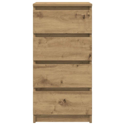 Komoda Artisan Dąb 37,5x35x76 cm Drewno klejone