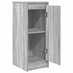 Komoda Szara Sonoma 29,5x34x76 cm Drewno klejone