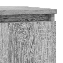 Komoda Szara Sonoma 29,5x34x76 cm Drewno klejone
