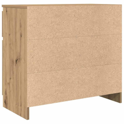 Komoda z szufladą Artisan Oak 71x35x65 cm Drewno klejone