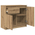 Komoda z szufladą Artisan Oak 71x35x65 cm Drewno klejone