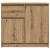 Komoda z szufladą Artisan Oak 71x35x65 cm Drewno klejone