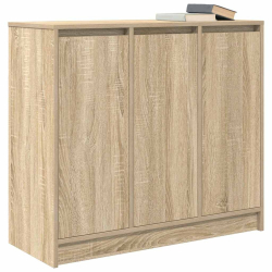 Komoda Sonoma Oak 85x34x76 cm Drewno klejone
