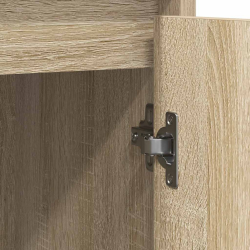 Komoda Sonoma Oak 85x34x76 cm Drewno klejone