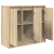Komoda Sonoma Oak 85x34x76 cm Drewno klejone