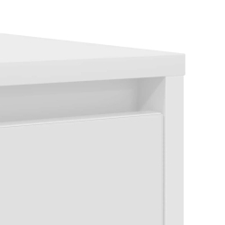 Komoda Biała 85x34x76 cm Drewno klejone