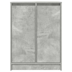 Komoda Betonowa Szara 57x34x76 cm Drewno klejone