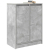 Komoda Betonowa Szara 57x34x76 cm Drewno klejone