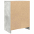Komoda Betonowa Szara 57x34x76 cm Drewno klejone