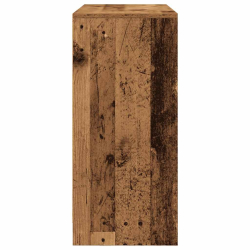 Komoda z szufladą Stare drewno 80x34x76 cm Drewno klejone