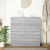 Komoda Szara Sonoma 100x35x99 cm Drewno klejone