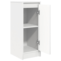 Komoda Biała 29,5x34x76 cm Drewno klejone