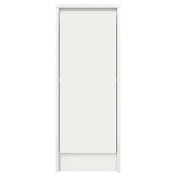 Komoda Biała 29,5x34x76 cm Drewno klejone