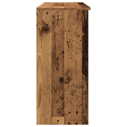 Komoda z szufladą Stare drewno 101x35x76 cm Drewno klejone