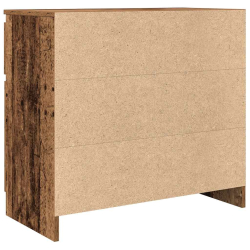 Komoda z szufladą Stare drewno 71x35x65 cm Drewno klejone