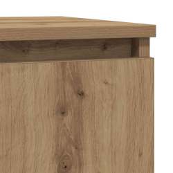 Komoda z szufladą Artisan Oak 71x35x84 cm Drewno klejone