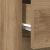 Komoda z szufladą Artisan Oak 71x35x84 cm Drewno klejone