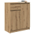 Komoda z szufladą Artisan Oak 71x35x84 cm Drewno klejone