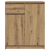 Komoda z szufladą Artisan Oak 71x35x84 cm Drewno klejone