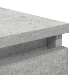 Komoda Betonowa Szara 37,5x35x76 cm Drewno klejone