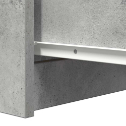 Komoda Betonowa Szara 37,5x35x76 cm Drewno klejone