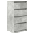 Komoda Betonowa Szara 37,5x35x76 cm Drewno klejone