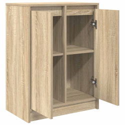 Komoda Sonoma Oak 57x34x76 cm Drewno klejone