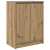 Komoda Artisan Oak 57x34x76 cm Drewno klejone