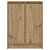 Komoda Artisan Oak 57x34x76 cm Drewno klejone