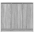Komoda Szara Sonoma 85x34x76 cm Drewno klejone