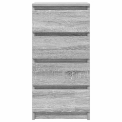 Komoda Szara Sonoma 37,5x35x76 cm Drewno klejone