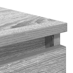 Komoda Szara Sonoma 37,5x35x76 cm Drewno klejone
