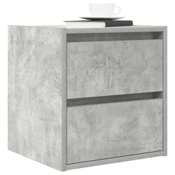 Szafka nocna wisząca Betonowa Szara 38x34x40 cm