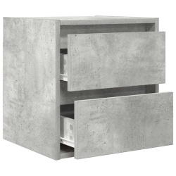 Szafka nocna wisząca Betonowa Szara 38x34x40 cm