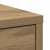 Komoda z szufladą Artisan Oak 80x34x76 cm Drewno klejone