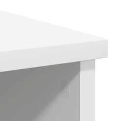 Komoda z szufladą Biała 101x35x76 cm Drewno klejone