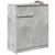 Komoda z szufladą Beton Szary 71x35x84 cm Drewno klejone