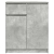 Komoda z szufladą Beton Szary 71x35x84 cm Drewno klejone