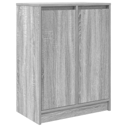 Komoda Szara Sonoma 57x34x76 cm Drewno klejone