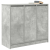 Komoda Betonowa Szara 85x34x76 cm Drewno klejone