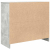 Komoda Betonowa Szara 85x34x76 cm Drewno klejone
