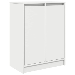 Komoda Biała 57x34x76 cm Drewno klejone