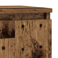 Komoda Stare drewno 29,5x34x76 cm Drewno klejone